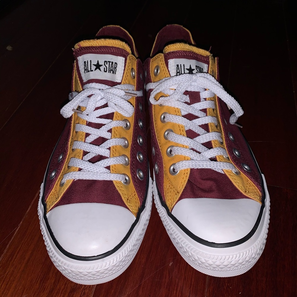 BRAND NEW Converse All Star Yellow & Red Lowtops